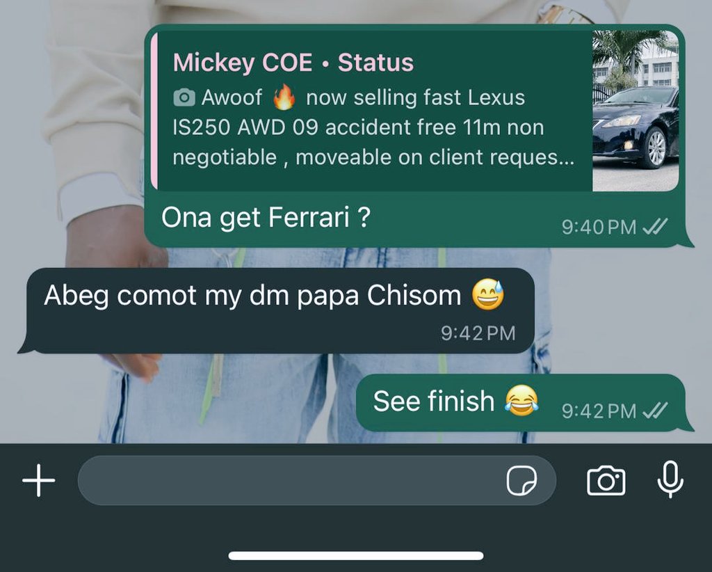DjJayprince's tweet photo. Wahala be like see finishing 😂 https://t.co/iwrkgvEzqD