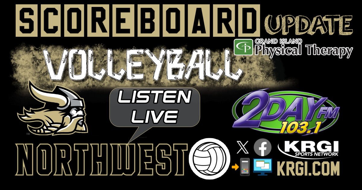 🏐 3rd Set/Final 🏐
Bennington-25
Northwest -23
Bennington wins 3-0
📻 2DAYFM 103.1 
💻📱dlvr.it/TFywnb
📍 Grand Island, NE
#nebpreps #krgisnnw