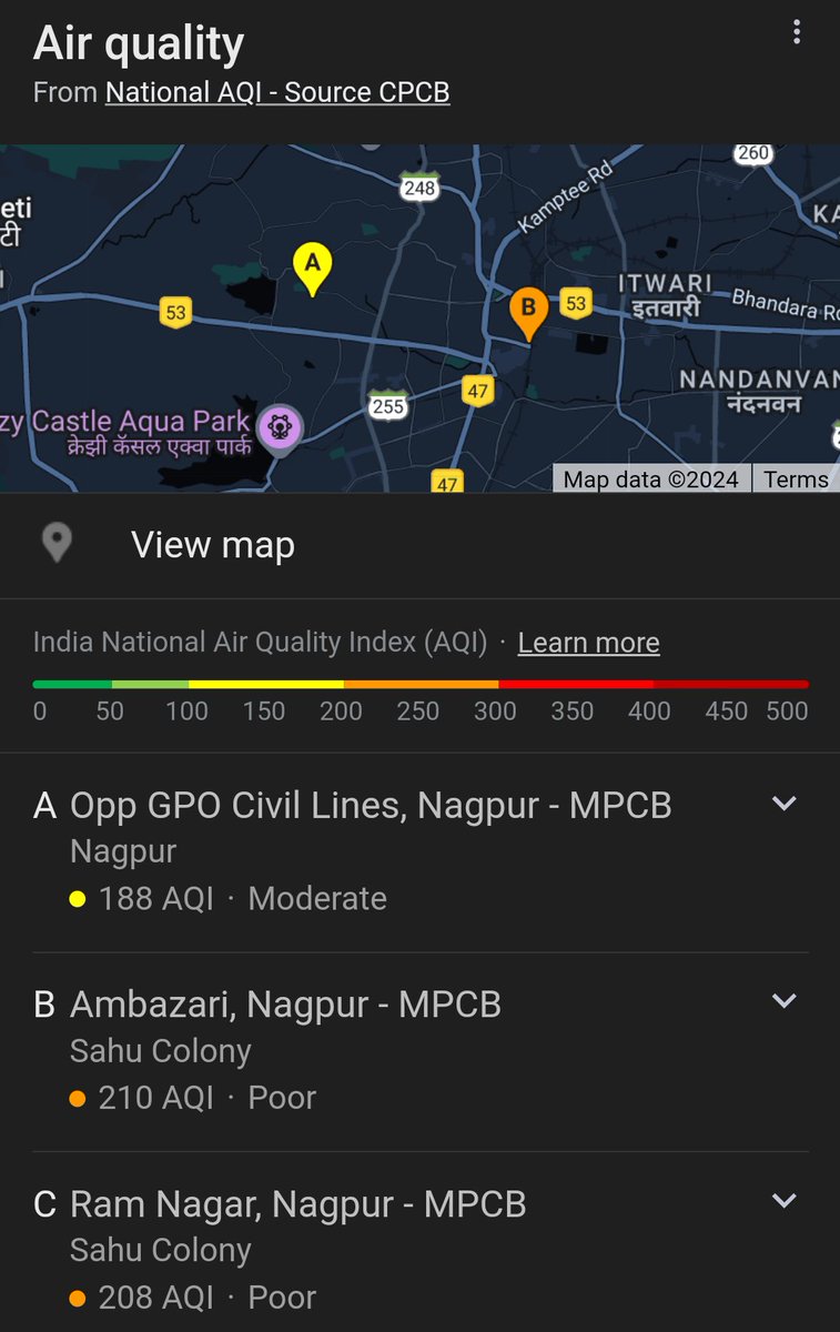 pashine1's tweet photo. The air quality has taken a hit due to firecrackers and the noise levels are overwhelming.
Request to add restrictions and guidelines on the same.
Let’s celebrate responsibly and keep our cities safe and breathable.
@MegheSameer
#NagpurPollution #HingnaVidhansabha #ClimateChange https://t.co/caefc8bH8o
