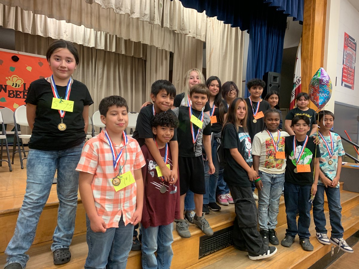 #LaterTweet: We’ve been so busy with record breaking (for month of Oct!)- circulation #s, we missed posting about our Spelling Bee! Congrats to Aaron, who placed 1st *2yrs* in a row, w/ his final word- “mystery.” Perfect library lingo. On to the Jan. District Bee! 
#TeamBcsd
#Bee