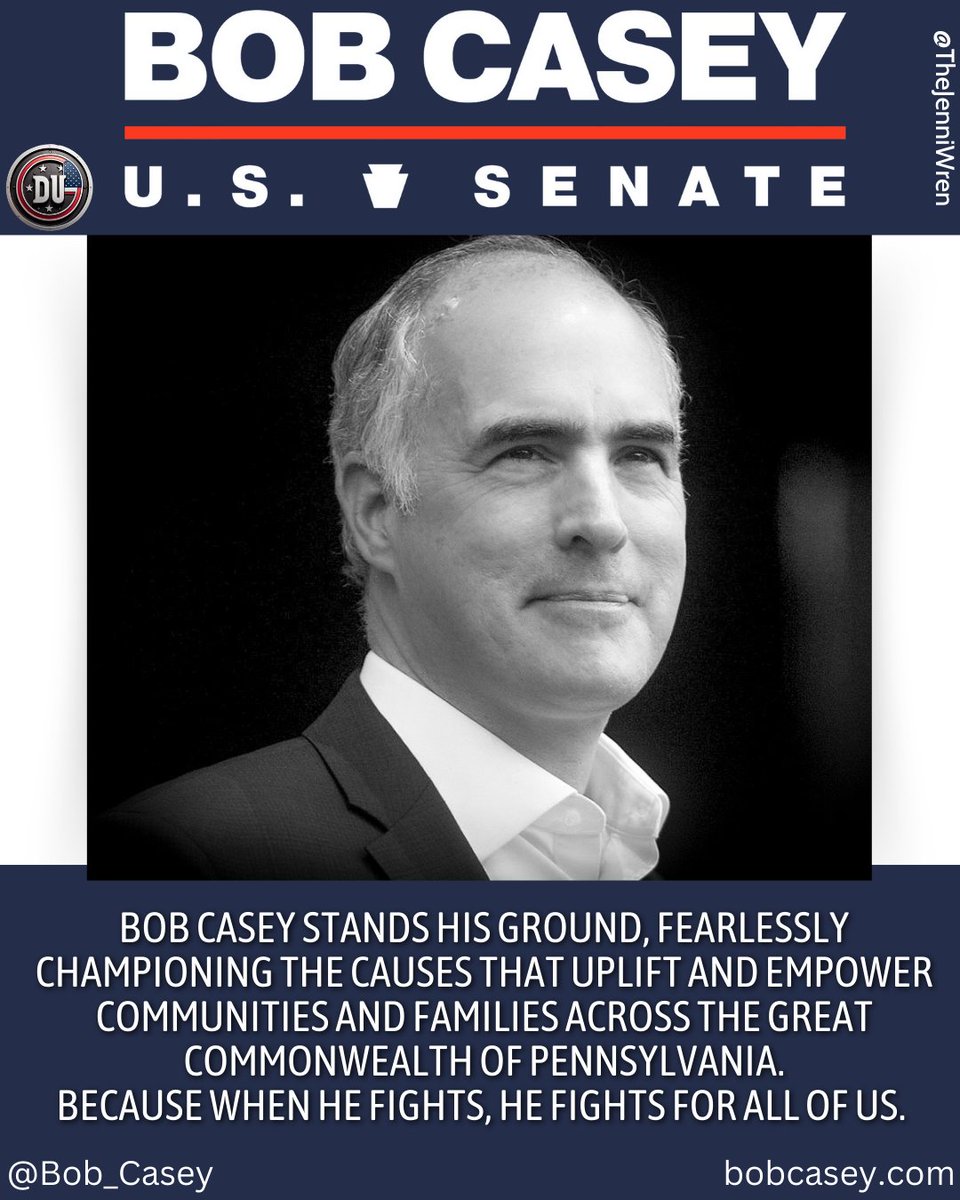 DemCastUSA's tweet image. Bob Casey is fighting with unwavering commitment for women’s rights, workers’ rights, and voting rights. 

He’s in the ring for every Pennsylvanian, pushing back against those who want to turn back the clock. With him, we’re moving forward! 

#BlueWaveRising #Allied4Dems