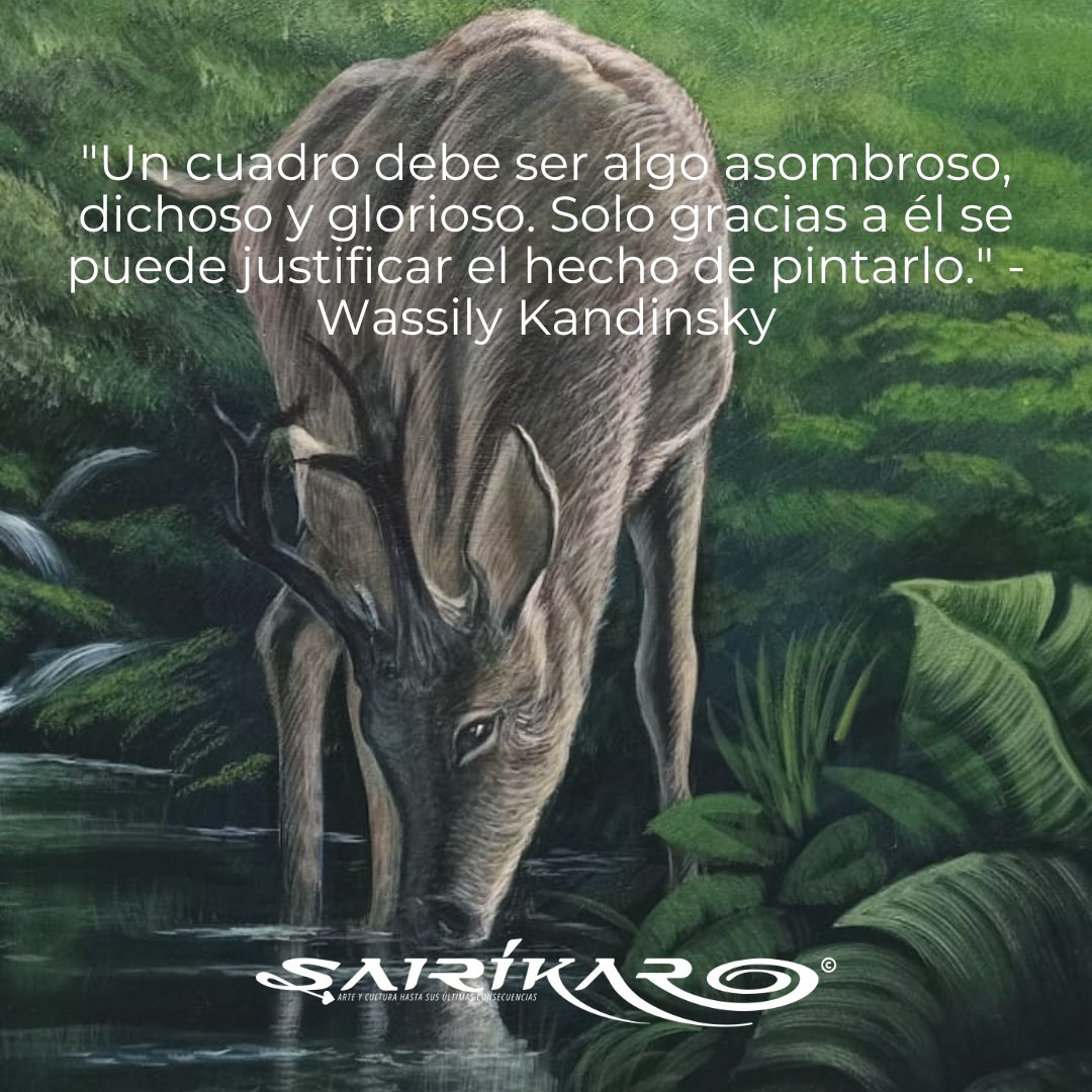 sairikaro's tweet photo. "Un cuadro debe ser algo asombroso, dichoso y glorioso. Solo gracias a él se puede justificar el hecho de pintarlo." - Wassily Kandinsky #sairikaro #sairíkaro #pintura #MuralistasMexicanos #muralistasmexicanos #muralistamexicano #pintor #pintores #maestropintor https://t.co/xmGs2g6yFP