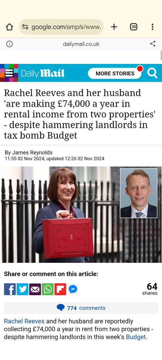 penninehiker's tweet photo. @ActionBrexit Household salary income of £300k a year plus £74,400 rental income from 2 properties in central London. They feel our pain. https://t.co/oB4pbCMO2M