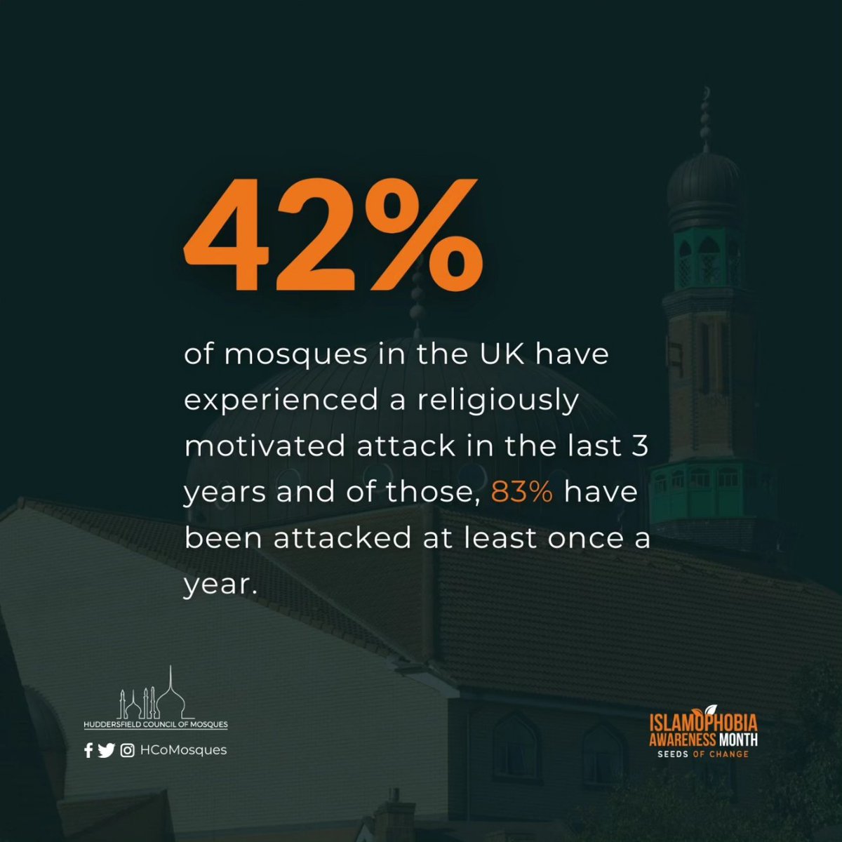 November marks Islamophobia Awareness Month (IAM), a time to highlight and raise awareness of the prejudice faced by Muslim communities.

It is essential that we as a community stand together to tackle all forms of #racism and #discrimination.

#seedsofchange #IAM2024