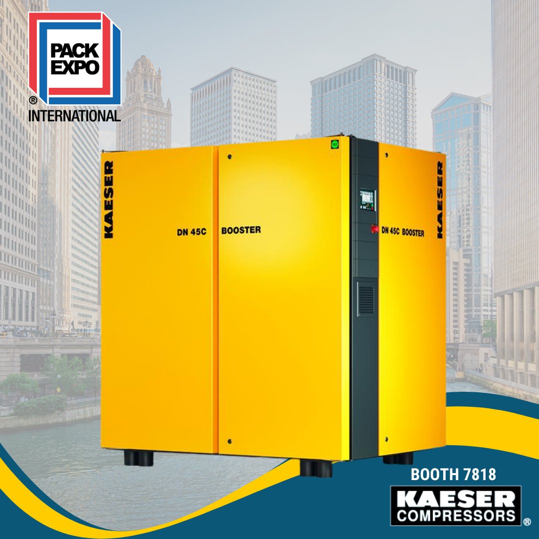 See KAESER at PACK EXPO 2024

📅 Nov 3 - 6, 2024
🗺️ Chicago, IL
📍Booth 7818, Lakeside Upper

Learn more: ow.ly/m07350TWfSG

#packexpointernational #packexpo2024 #packexpo #packaging #aircompressors #kaeserontheroad #compressedairsystems