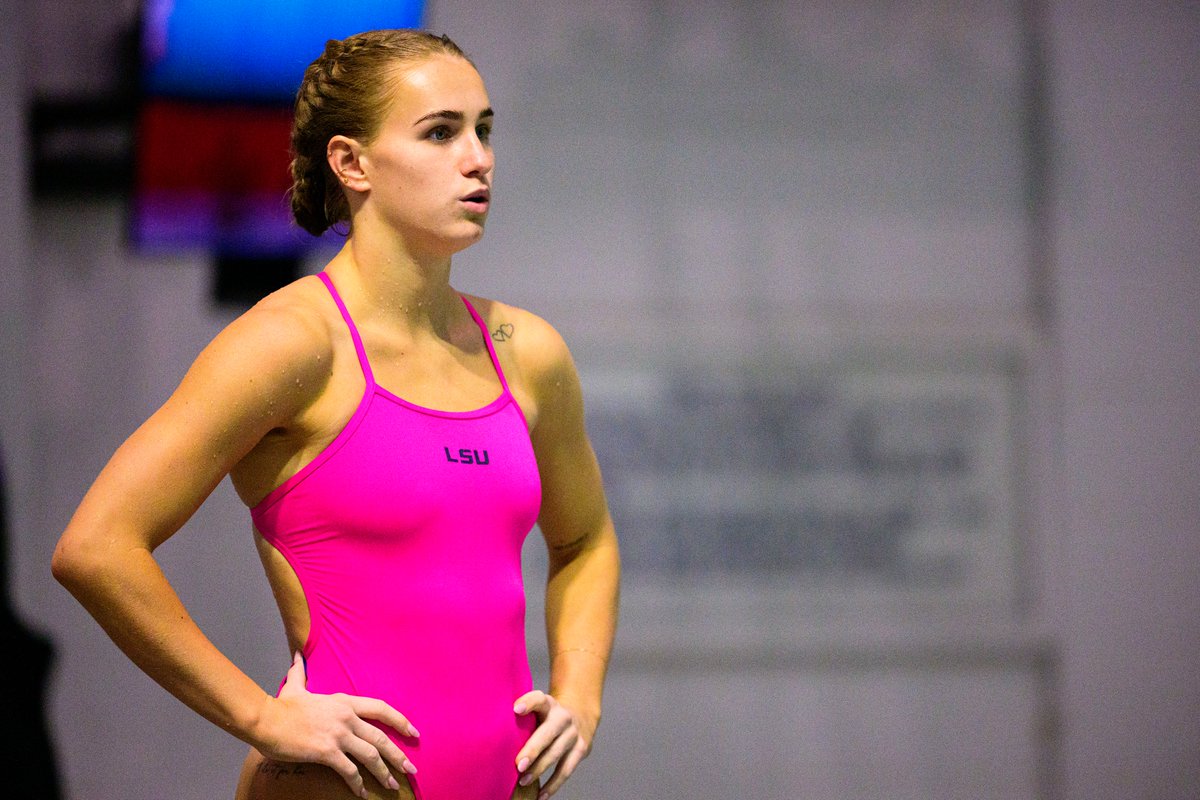 LSUSwimDive's tweet photo. Women's 3-Meter Diving | Helle Tuxen takes 🥇 with a score of 312.15! 

5. Montse Lavenant - 281.30
8. Maggie Buckley - 252.10 https://t.co/Wt2idEgMNA