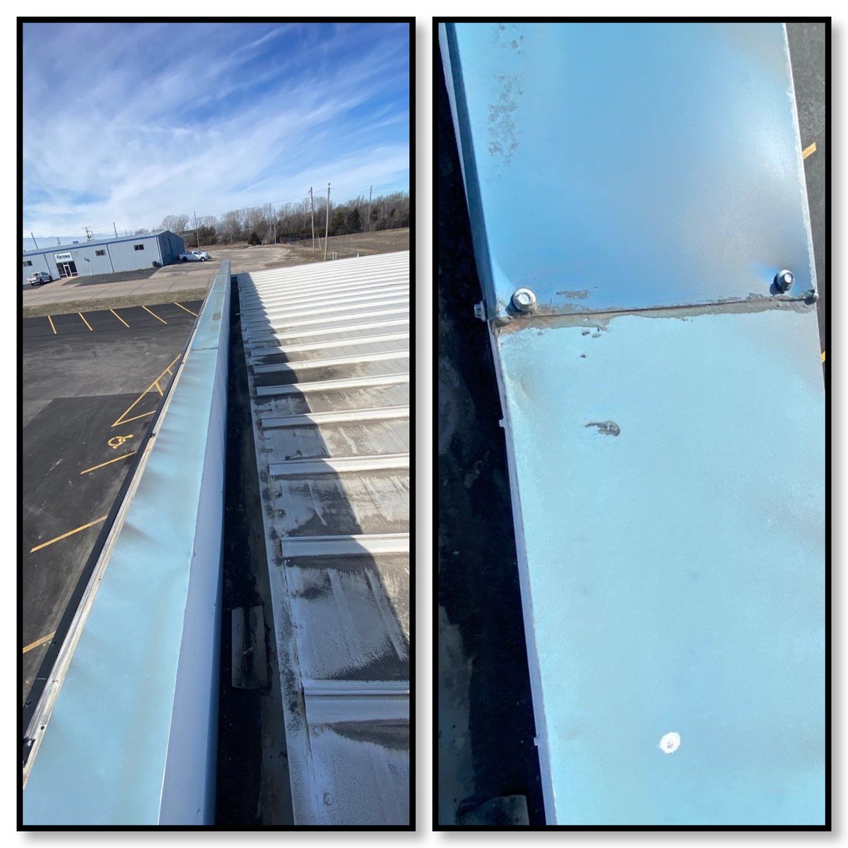 StanfieldI98515's tweet photo. It's time to test your roofing knowledge!

Can you guess what's wrong with this roof? Drop your answers in the comments (even if it's a wild one!)

#CommercialRoofing #StanfieldRoofing #RoofInspection https://t.co/SPrPQGxRVT