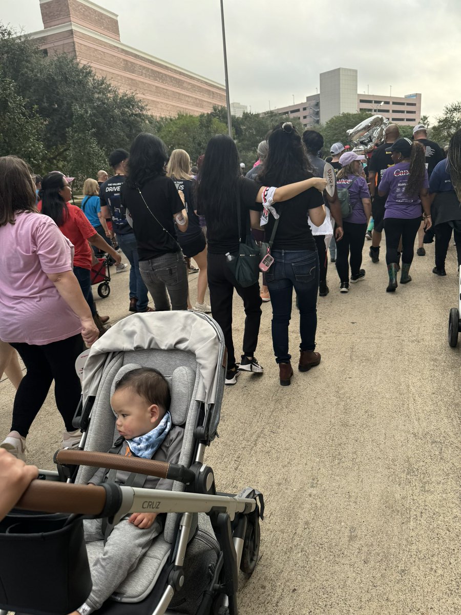 Baby’s first #bootwalk <a href="/MDAndersonNews/">MD Anderson Cancer Center</a>