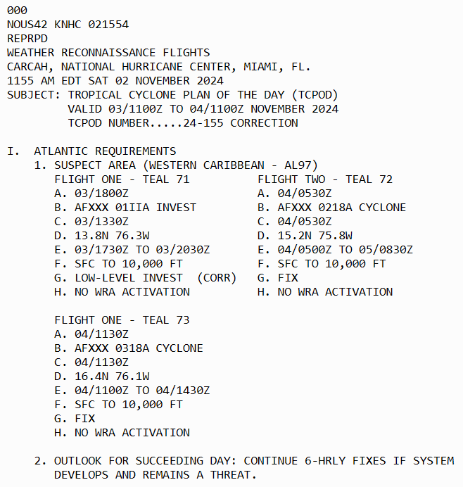 LimWeather's tweet photo. 3-4/11 #Recon Plan
3 USAF planes from #Keesler,#Biloxi,#Mississippi to go on a #HurricaneHunter mission to #Invest97L
#Wxtwitter #Wxx #tropicswx #HurricaneSeason2024 #HurricaneSeason #Al97 #97L #Rafael #MSwx https://t.co/5eyViE3aKL