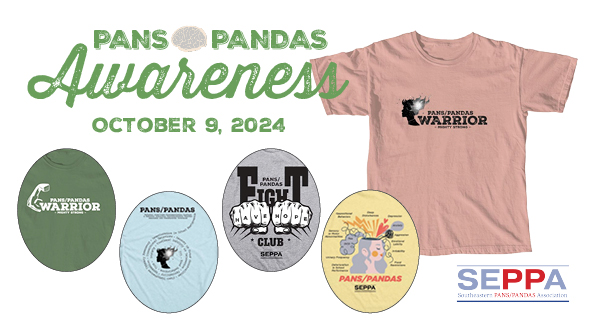 Get your SEPPA #PANSPANDAS Awareness Day t-shirt now and support Southeastern PANS/PANDAS Association (SEPPA), a regional nonprofit helping PANS/PANDAS families and raising awareness for the past 7 years! bit.ly/3zOXPuc #PANS #PANDAS #BGE
