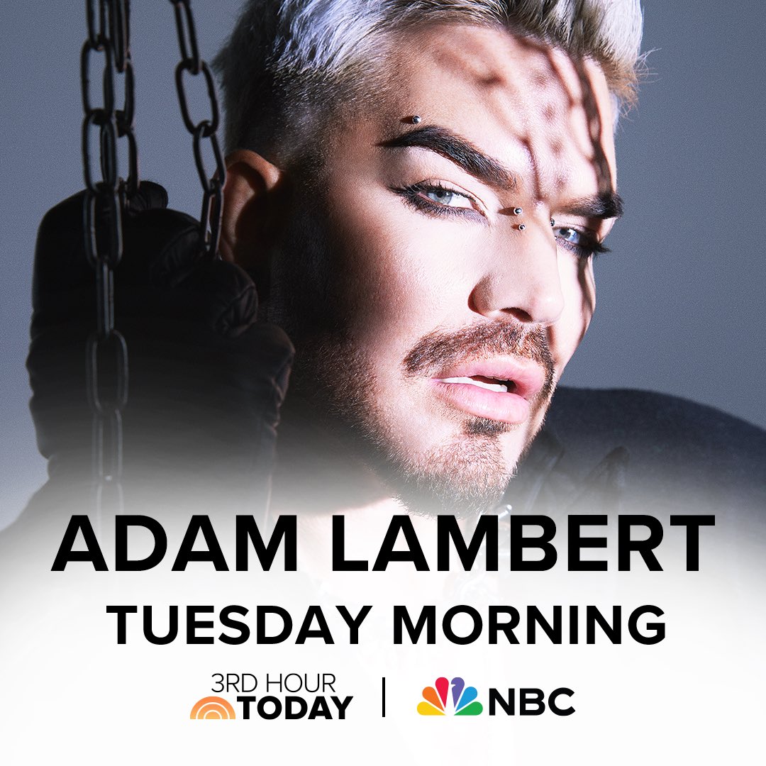 adamlambert's tweet image. See you Tuesday morning @TODAYshow 🌇