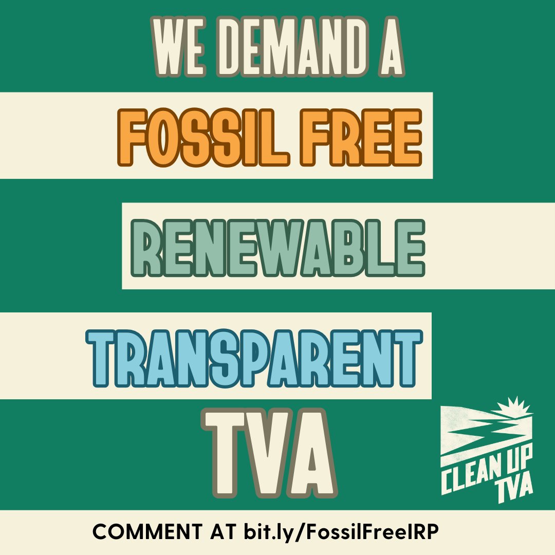 Clean Up TVA Coalition tweet media