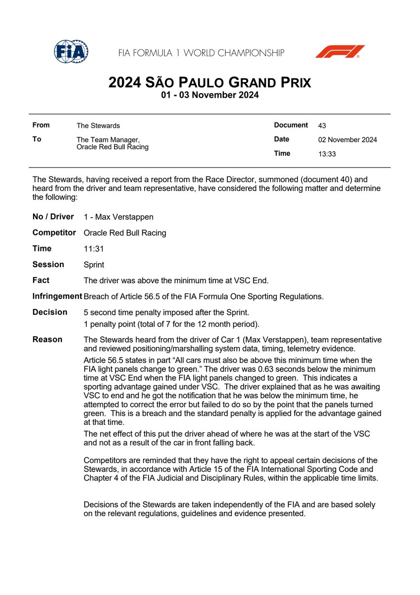 FIA tweet media