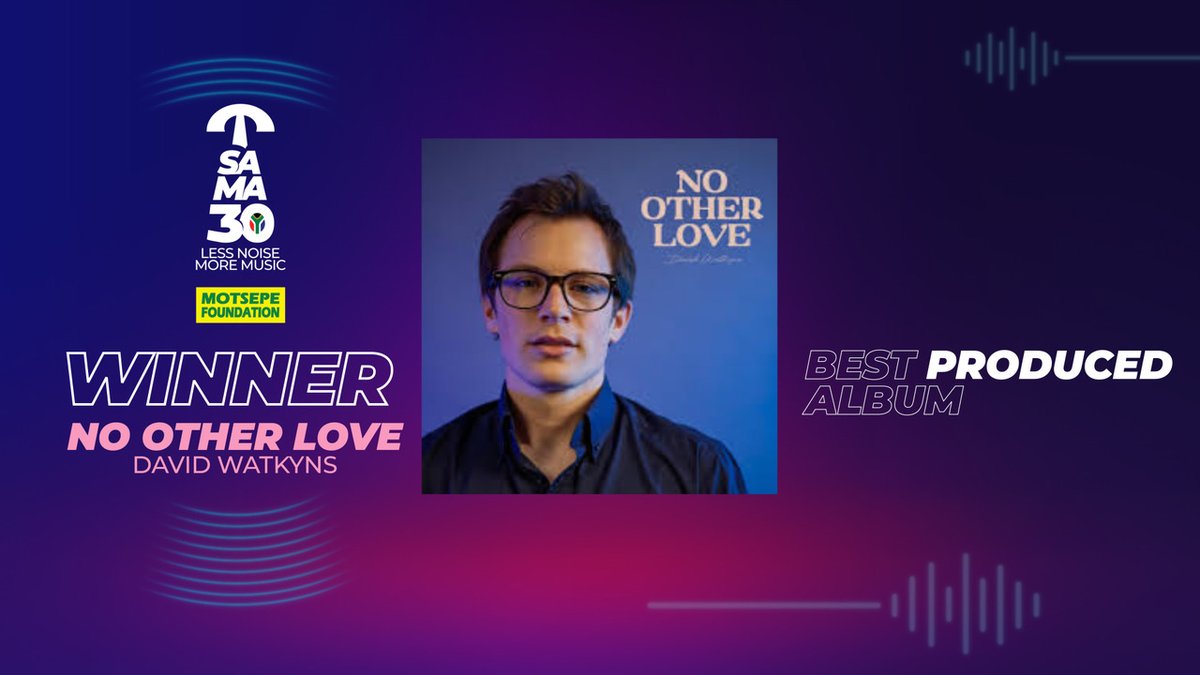 Congratulations to Best Produced Album
#SAMA30 
#LessNoiseMoreMusic