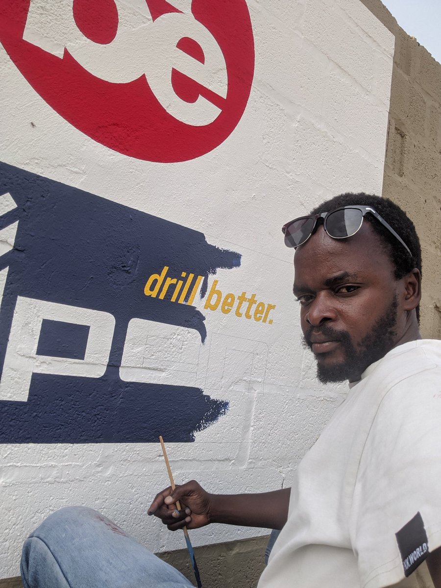 eliudphiri's tweet image. #signwriter #zambianart #mural #viralsigns