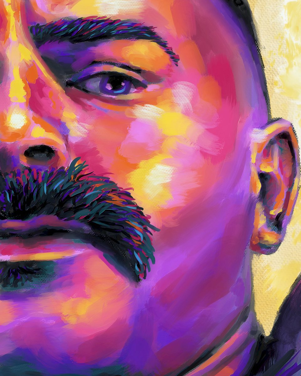 dontwineart's tweet photo. “Summer Stash” - Continuing to experiment with new oil brushes and vibrant color. 
.
.
#gayart #gayartist #gaybear #gaybearart #art #digitalart #nudeart  #nudemaledrawing  #nudemaleart #digitalpainting #digital_painting #digitalartoftheday #paintingoftheday #artoftheday https://t.co/EMTuddJwD5