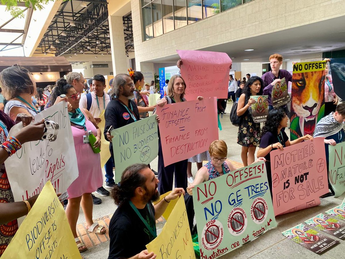 📣 #COP16Colombia  -  Press release

COP16 yields landmark gains for Indigenous Peoples, yet biodiversity crisis worsens amid corporate greenwashing: foei.org/cop16-outcomes/