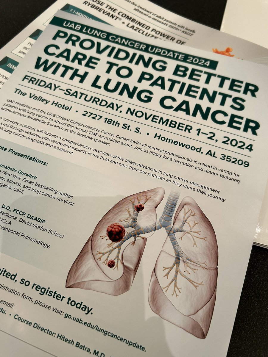 Laronica Conway (@louisianagirl91) on Twitter photo Don’t mind me…just soaking up all the knowledge at the annual UAB Lung Cancer Update! Y’all KNOW I am nerding out right now! ☺️ #UABLungCancerUpdate #LungCancerAwarenessMonth #LCSM <a href="/hiteshbatra921/">Hitesh Batra, MD, MBA</a> <a href="/LUNGevity/">LUNGevity Foundation</a> <a href="/ONealCancerUAB/">UAB O'Neal Comprehensive Cancer Center</a> <a href="/bethgavney/">Beth Gavney</a> Don’t mind me…just soaking up all the knowledge at the annual UAB Lung Cancer Update! Y’all KNOW I am nerding out right now! ☺️ #UABLungCancerUpdate #LungCancerAwarenessMonth #LCSM <a href="/hiteshbatra921/">Hitesh Batra, MD, MBA</a> <a href="/LUNGevity/">LUNGevity Foundation</a> <a href="/ONealCancerUAB/">UAB O'Neal Comprehensive Cancer Center</a> <a href="/bethgavney/">Beth Gavney</a>