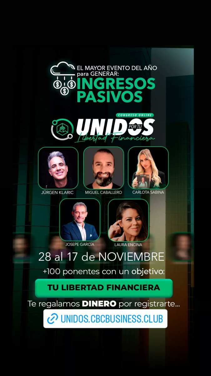 Big_caleb's tweet photo. Club Busines
Aprende gratis
✍️ network marketing
✍️ Tokenizacion 
✍️ Criptoactivos
✍️ Criptomonedas y más 
👇Entrada gratis al congreso 👇
https://t.co/CE3MMehLFh
#venezuela🇻🇪 #colombia #mexico #fypシ #newyork #miami #españa #foryoupage  #panama #Peru #madrid #tenerife #andorra https://t.co/YyQa7F8BNX