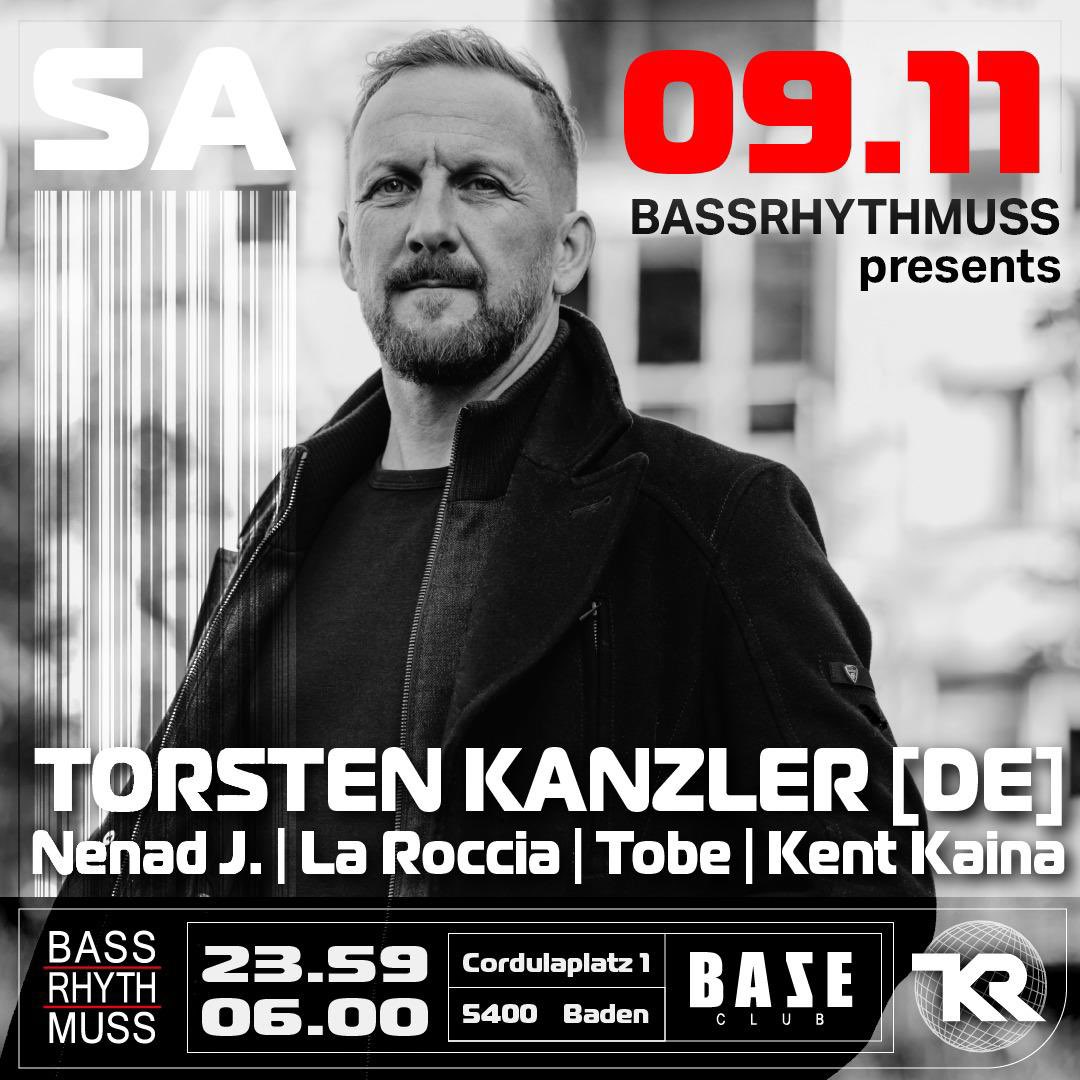 Bassrhythmuss next Saturday at the new Baze Club Baden. I will play the opening set for <a href="/TorstenKanzler/">Torsten Kanzler</a> 🥁 Don't miss!!!