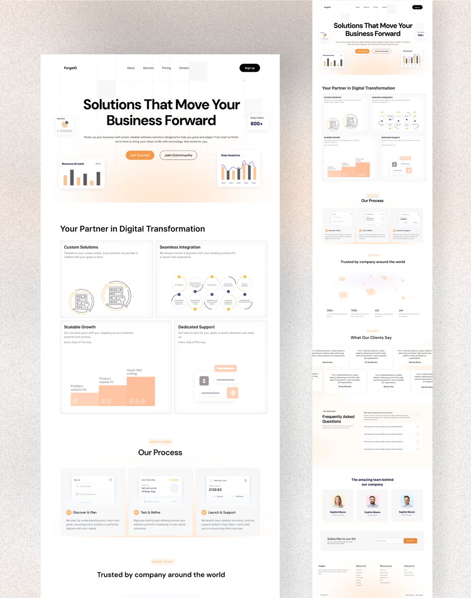 laibacreatives's tweet image. Designed this SaaS Website using Figma 👨💼
How is it? DM me for Unbeatable Prices 👩💻