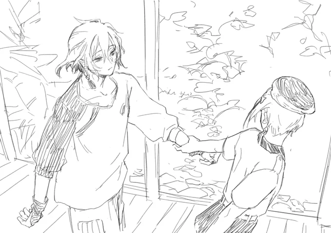 原稿しんどいので落書き 