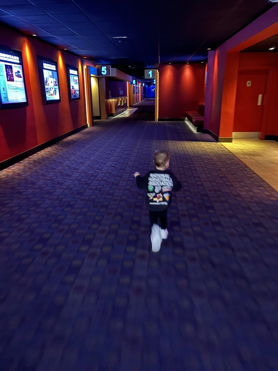 A lovely end to a busy half term with a trip to see Tabby McTat &amp; Room on the broom! Ronnie’s first time at the cinema 🎦