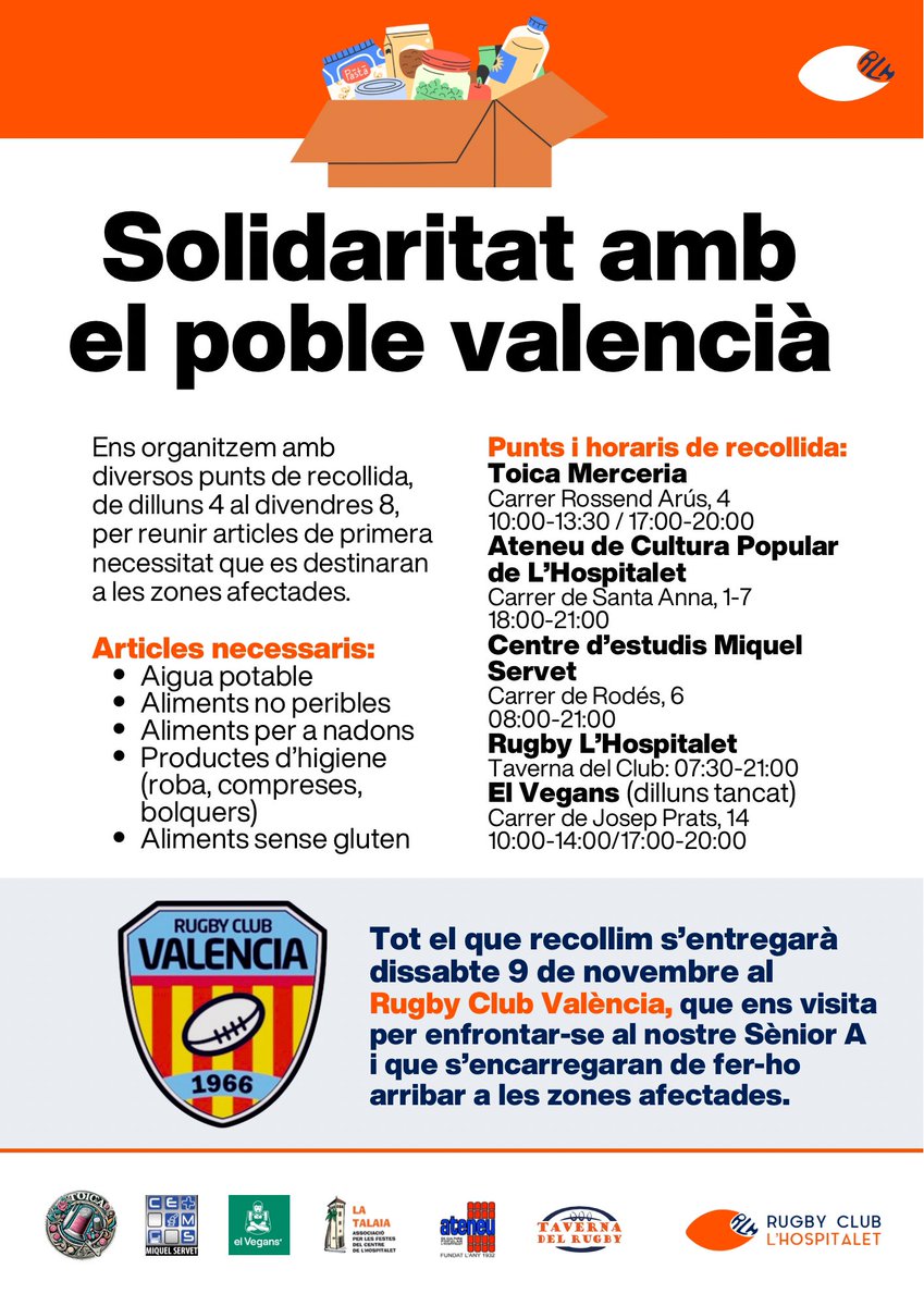 Rugby Club L'Hospitalet (oficial) (@rclhospitalet) on Twitter photo 