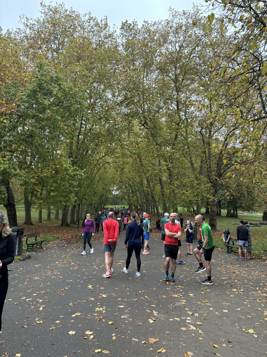 Finished the #CrystalPalaceParkrun and found my hubby and our neighbor deep in a ‘could’ve been better’ chat, she was happy, hubby wasn’t with 27’. I roll in at 45’, glad I didn’t overhear their ‘elite athletes’ complaints while I was out there fighting for my life! 😂