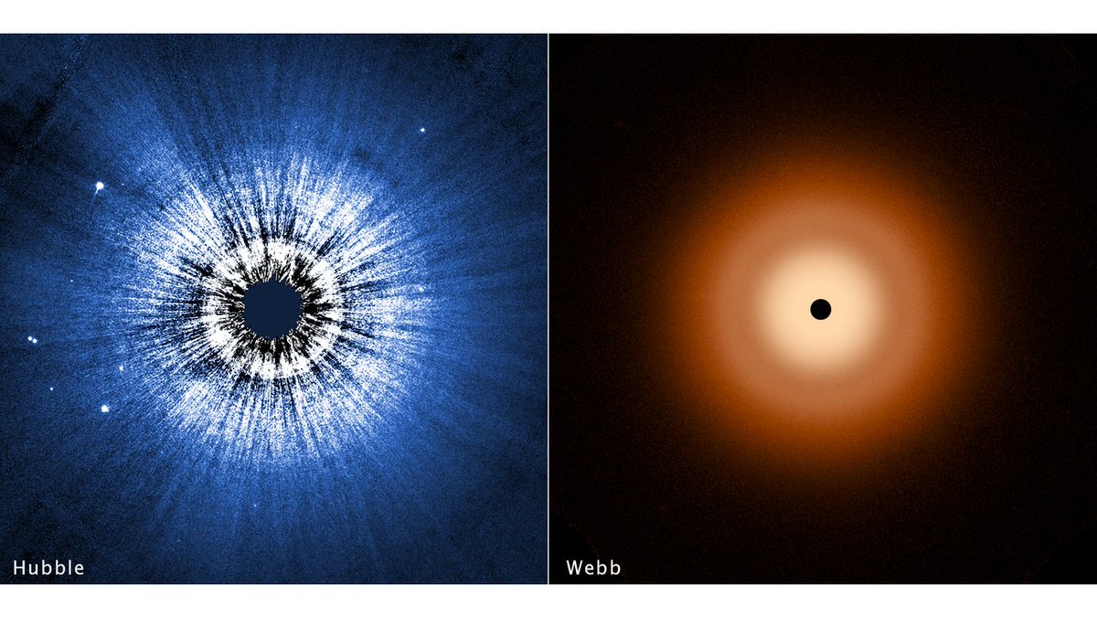 ¡ES VEGA! ✴️ Esto es muy raro el Telescopio Espacial James Webb detecta un CÍRCULO PERFECTO ALREDEDOR DE LA ESTRELLA VEGA. “El disco de Vega es liso, ridículamente liso” dijo Andras Gáspár de la Universidad de Arizona. ¿Por qué es tan extraño? Te lo explico. Abro Hilo 👇