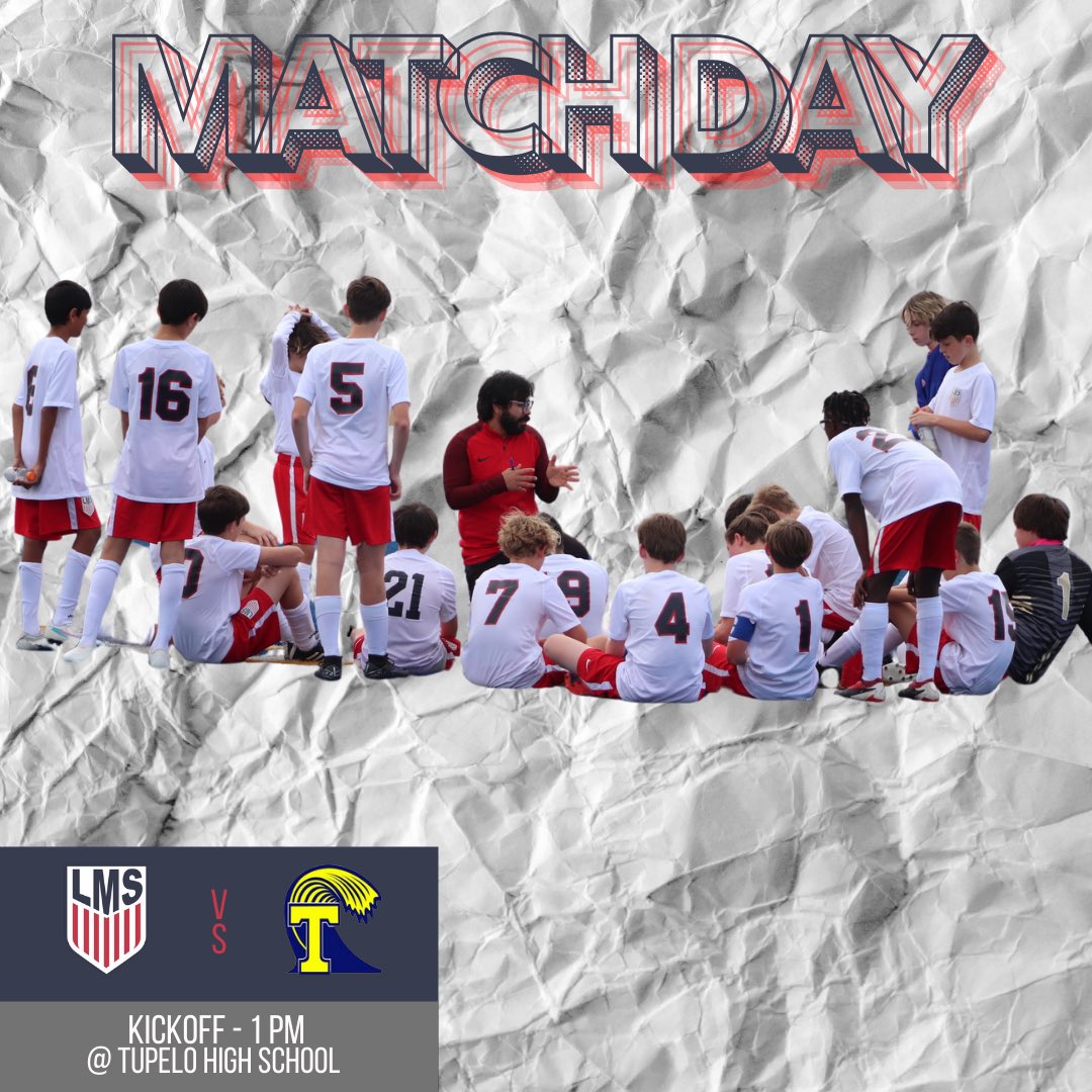 LMSPatsSoccer's tweet photo. Weβre on the road today as we travel to Tupelo to kick our season off. Always a good one when we play these guys!
#HDRF #LMSPats https://t.co/FWq1zJodf0