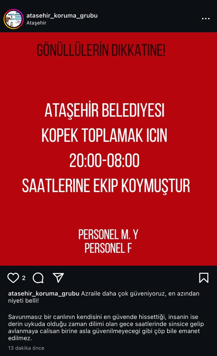Bize sözünüz var sn. <a href="/onursaladiguzel/">Onursal Adıgüzel</a> 
Sokak canlarımızı asla toplamayacak ve dokunmayacaktınız.
Biz size inandık. Lütfen sözünüzü tutunuz.
#paticanlarımızadokunmaataşehir