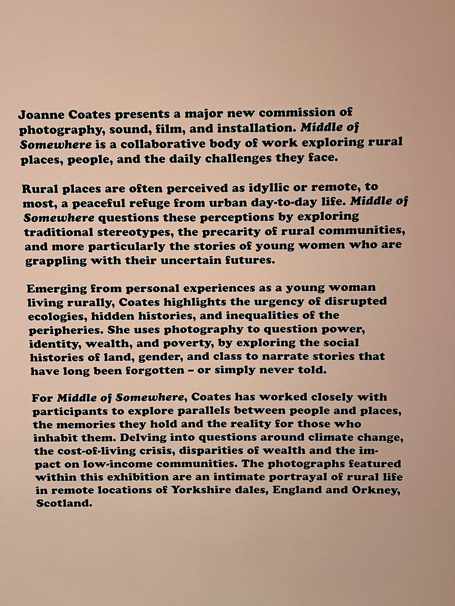 gkrtzs's tweet photo. How lovely to see this @balticgateshead - Congratulations, again @JoanneRCoates 😍😍😍 #middleofsomewhere #rural @cretweeting https://t.co/Uziaz1fDel