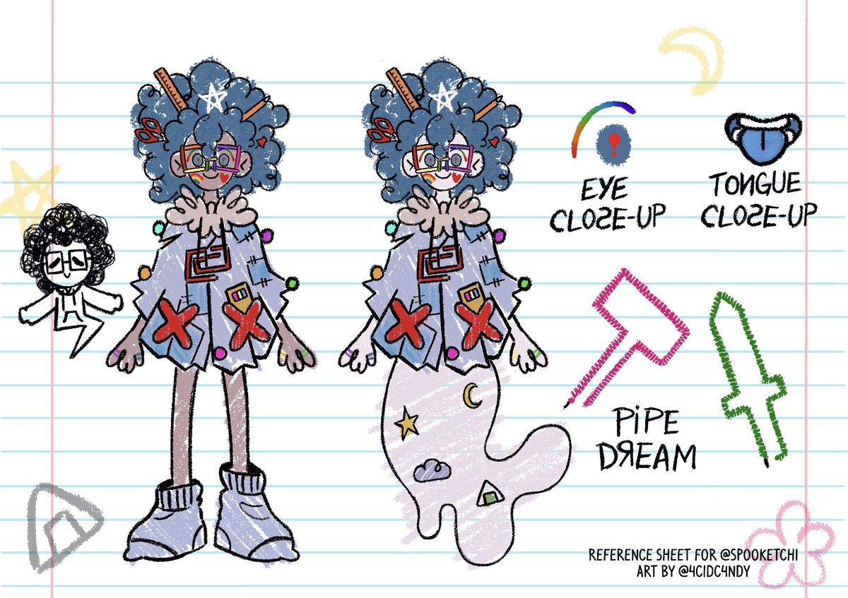 Cute ref sheet for <a href="/Spooketchi/">✏️Suketchi Hōrōgaki👻</a> on #VGen 
Tysm! n.n

vgen.co/4cidc4ndy