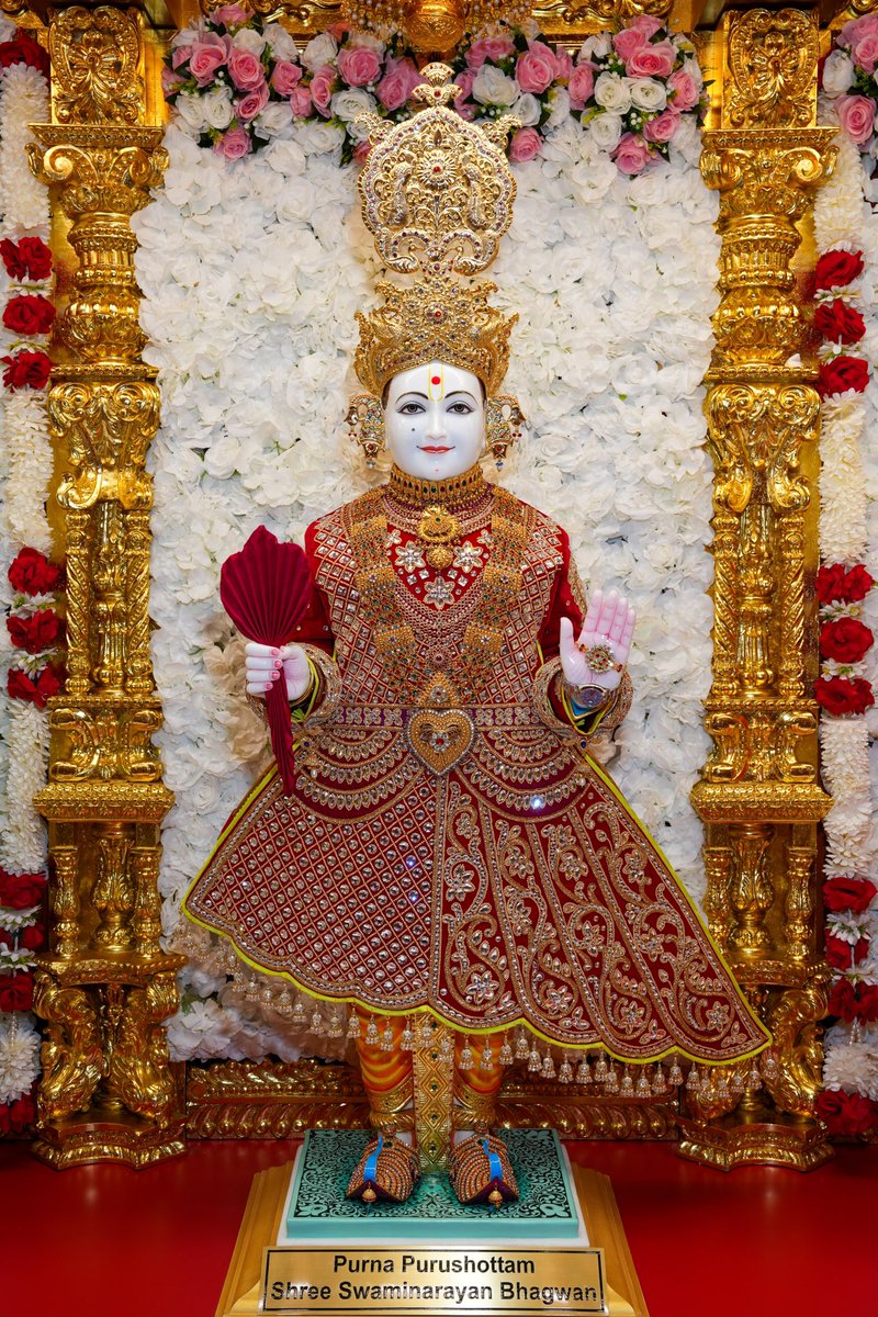 SGadiFlorida's tweet photo. Shree Swaminarayan Temple Ocala, Florida 
#NewYear #Shangar #Darshan 

#Diwali2024 #Annakut #ShreeSwaminarayanTemple #Ocala #festivaloflights https://t.co/OYhayVuk1A