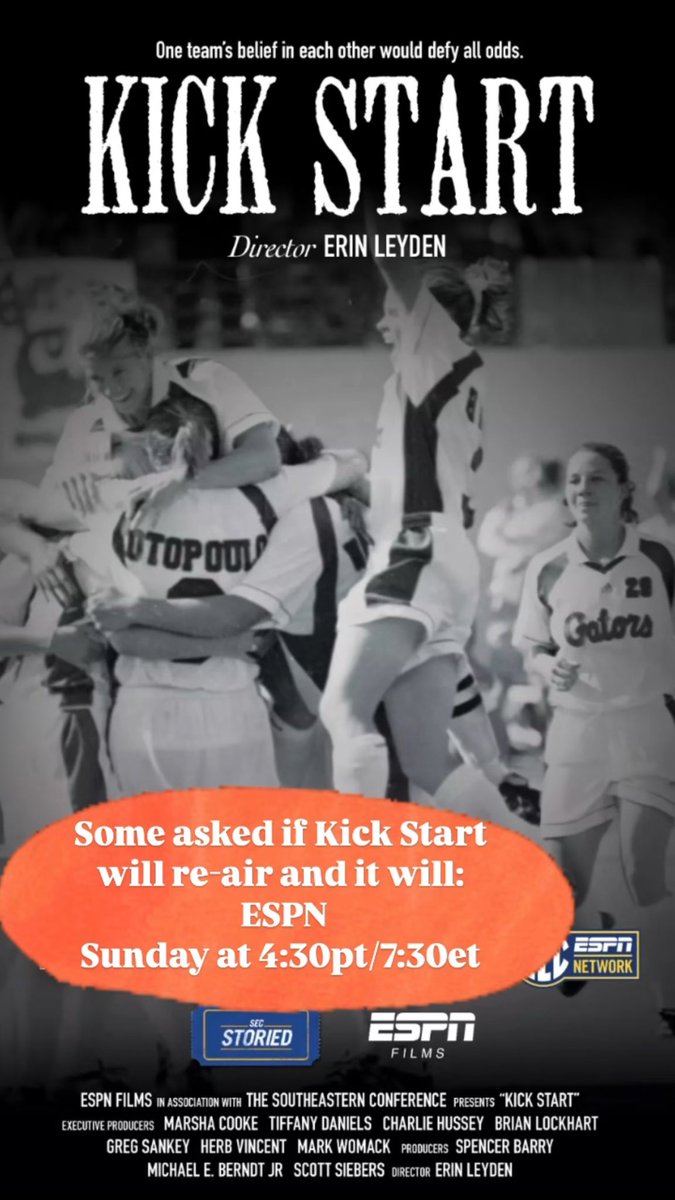 afass10's tweet photo. Some of you asked if kickstart will re-air and it will this Sunday, on ESPN. 4:30pm pt/7:30pm et https://t.co/OAzJUJqtiO