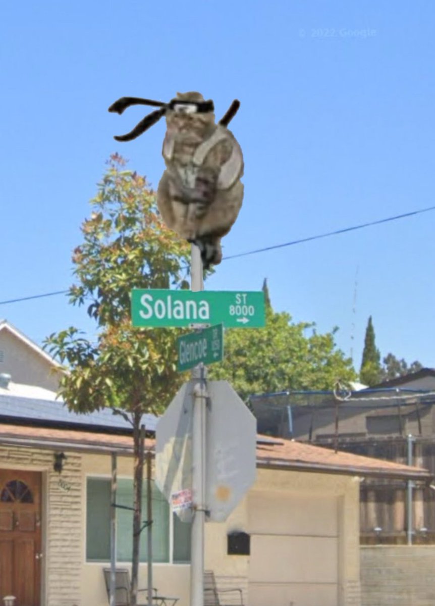 WenSupra242's tweet photo. @Crouserrr Solana Street fam! Memeable af!!

6xKM4khbPwcepCEjFWchaMseygp9k5FpJGbpnG1Qpump https://t.co/TmaFEplqjE