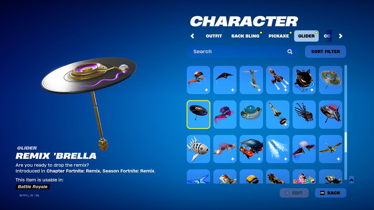 EyesUpGames's tweet photo. ✨ New Glider ✨ 
#FortniteRemix https://t.co/CqShAJMIYz