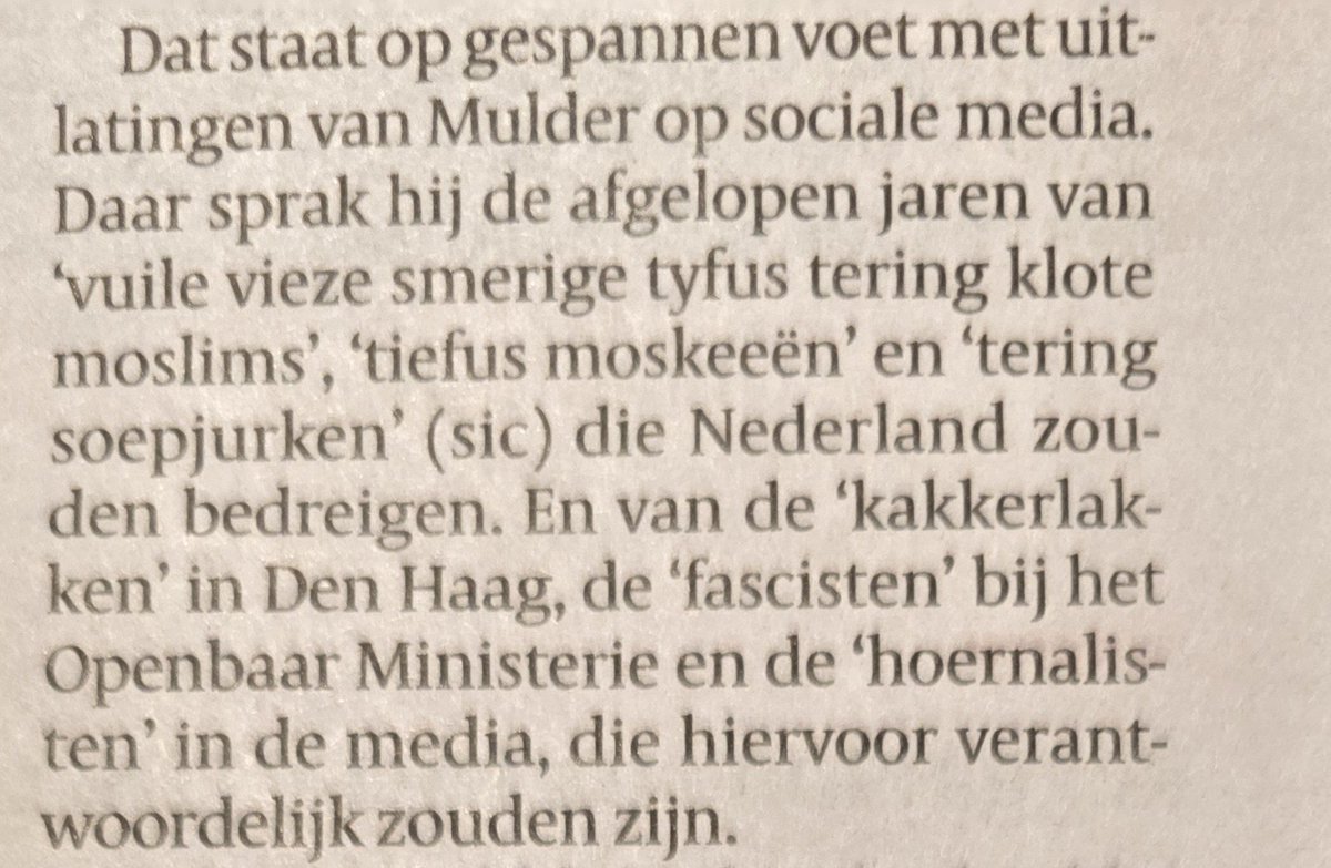 marcelbar8's tweet photo. Journalistiek spitwerk loont!
De Volkskrant deed het en vond racistische, discrimerende en homofobe uitlatingen van radicaalrechtse Gert Jan Mulder op sociale media👇.
Deze toezichthouder bij Ongehoord Nederland stapt nu op. 
Laat het 'n aanmoediging zijn voor veel méér spitwerk. https://t.co/HGfA4C8SSu