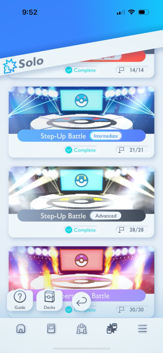 And he wept…for there were no more worlds to conquer…

…seriously though, now what? Also, feel like there should have been a prize for this, but nothing. Kinda bummed.
#PokemonTCGPocket