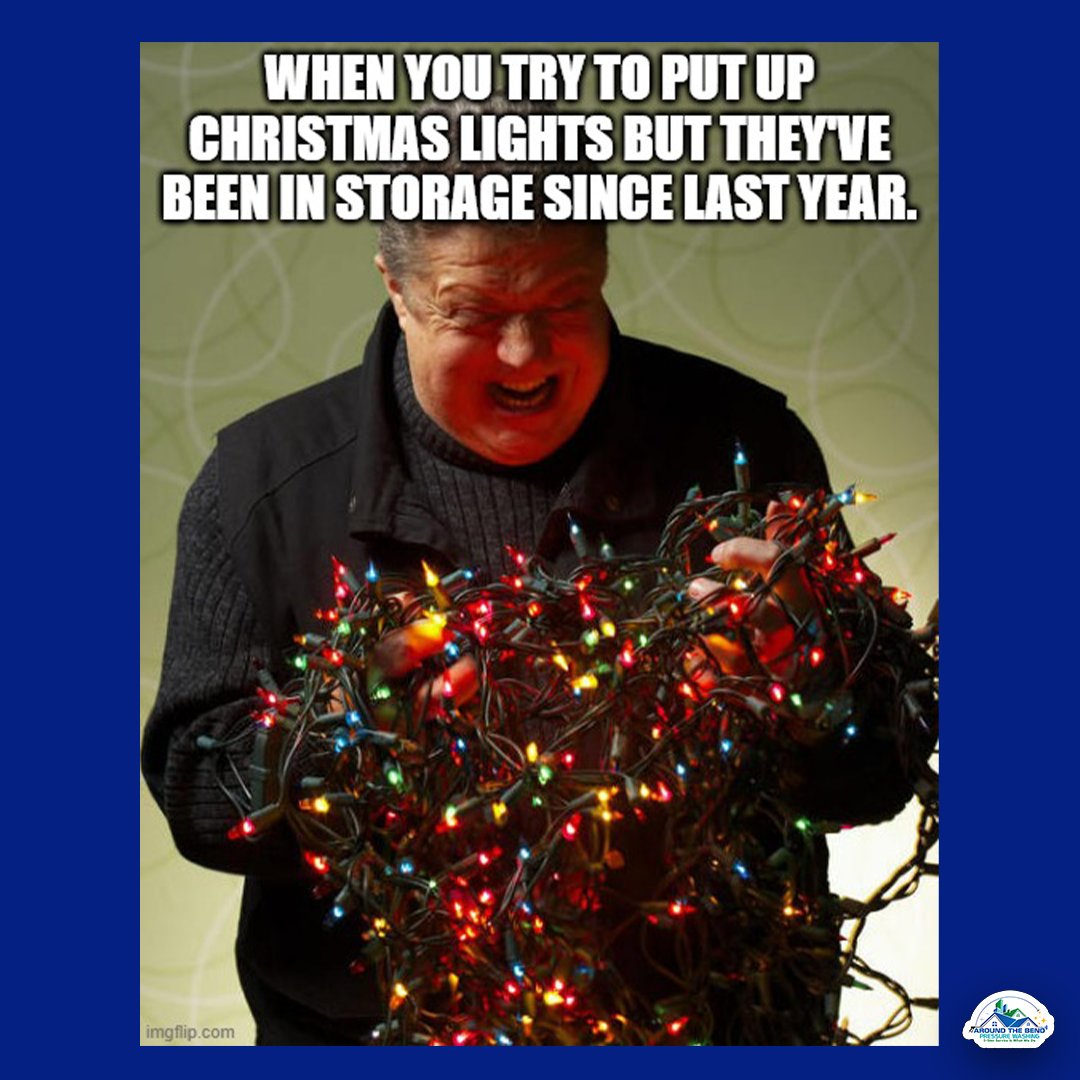 ATBPressureWash's tweet photo. Is it just me or do Christmas lights have a secret society dedicated to tangling themselves up every year? https://t.co/zICX68nnuT