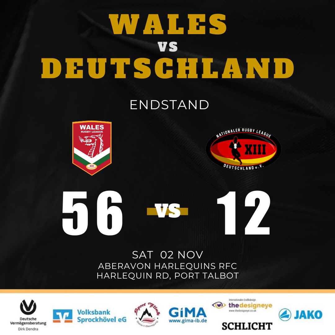 „Die Dreizehn“ verliert gegen die @wrldragonhearts nach einem harten Spiel. 

Vielen Dank für die Gastfreundschaft und die beeindruckende Leistung auf dem Feld. Wir freuen auf nächstes Jahr! 

#NRLD #RugbyLeagueDeutschland #DieDreizehn #GermanOrigin #XIII #LoveRugbyLeague