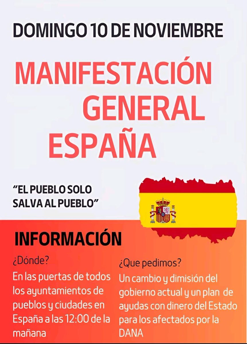 Q rule quiero ver a toda España en la calle #SanchezAPrision