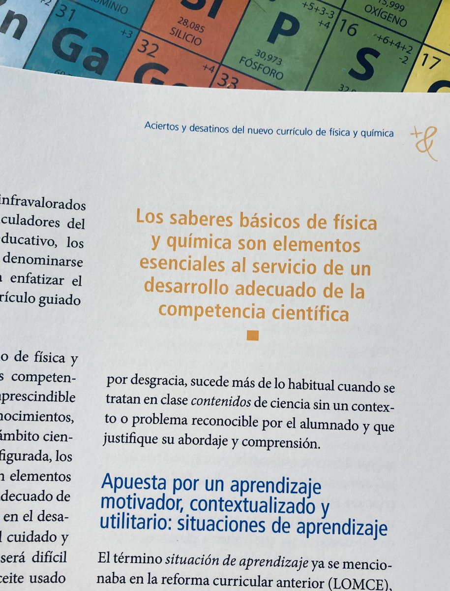 luismormz's tweet photo. Muy recomendable el número de «Alambique» (@EditorialGrao) sobre el nuevo currículo de Física y Química editado por @victorlopezsbd y @CaamanoAureli. Incluye interesantes situaciones de aprendizaje y una acertada reflexión crítica de @AntonioGCarmona. 
https://t.co/cx05fniPOm https://t.co/oQd0Qg27AB