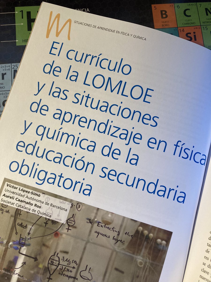 luismormz's tweet photo. Muy recomendable el número de «Alambique» (@EditorialGrao) sobre el nuevo currículo de Física y Química editado por @victorlopezsbd y @CaamanoAureli. Incluye interesantes situaciones de aprendizaje y una acertada reflexión crítica de @AntonioGCarmona. 
https://t.co/cx05fniPOm https://t.co/oQd0Qg27AB