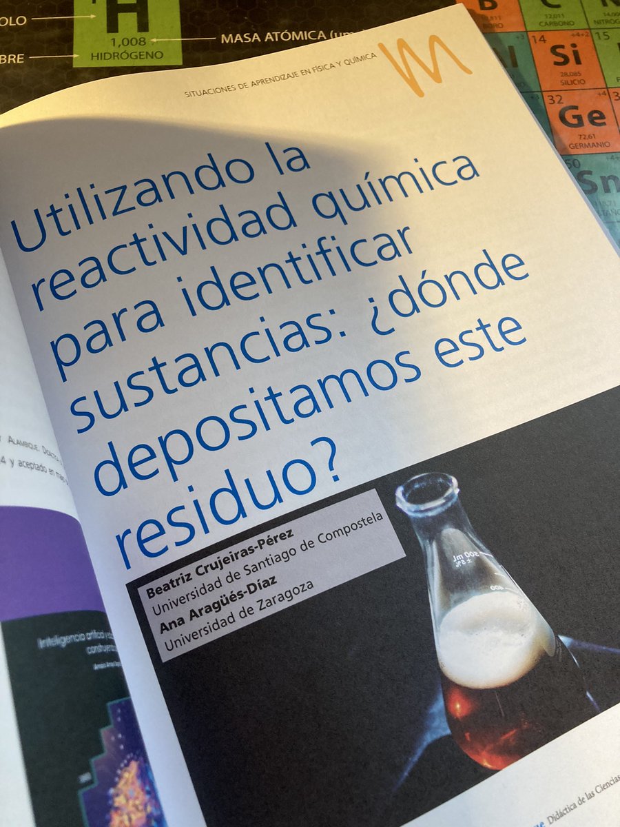 luismormz's tweet photo. Muy recomendable el número de «Alambique» (@EditorialGrao) sobre el nuevo currículo de Física y Química editado por @victorlopezsbd y @CaamanoAureli. Incluye interesantes situaciones de aprendizaje y una acertada reflexión crítica de @AntonioGCarmona. 
https://t.co/cx05fniPOm https://t.co/oQd0Qg27AB