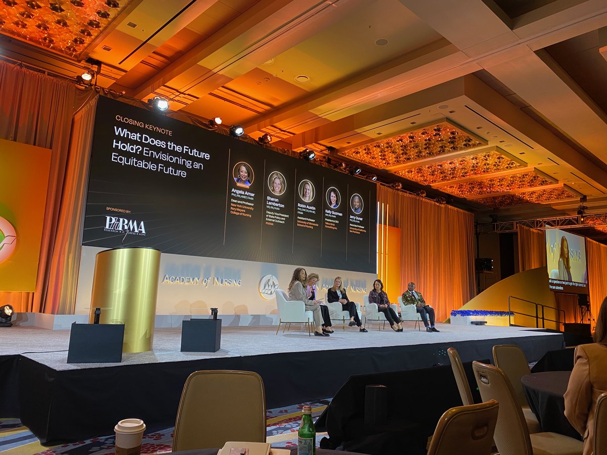 American Academy of Nursing (@aan_nursing) on Twitter photo Thank you to our #HPC2024 closing keynote speakers <a href="/sharonlambert0/">Dr Sharon Lambert</a> <a href="/PhRMA/">PhRMA</a>, <a href="/RobinRAustin/">Robin Austin</a> <a href="/UMNNursing/">University of Minnesota School of Nursing</a>, Kelly Guzman, Yellow Brick Consulting, Inc., Jerry Ouner <a href="/UCSFNurse/">UCSF School of Nursing</a>, and moderator @angelafamar <a href="/nyumeyers/">NYU Rory Meyers College of Nursing</a> for their insightful discussion on Envisioning an Equitable Future Thank you to our #HPC2024 closing keynote speakers <a href="/sharonlambert0/">Dr Sharon Lambert</a> <a href="/PhRMA/">PhRMA</a>, <a href="/RobinRAustin/">Robin Austin</a> <a href="/UMNNursing/">University of Minnesota School of Nursing</a>, Kelly Guzman, Yellow Brick Consulting, Inc., Jerry Ouner <a href="/UCSFNurse/">UCSF School of Nursing</a>, and moderator @angelafamar <a href="/nyumeyers/">NYU Rory Meyers College of Nursing</a> for their insightful discussion on Envisioning an Equitable Future