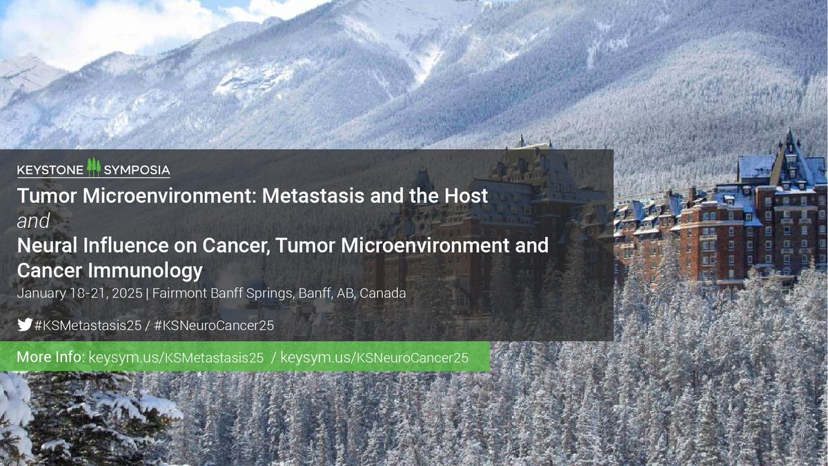 Keystone Symposia (@keystonesymp) on Twitter photo Submit your abstracts for Tumor Microenvironment/Neural Influence on Cancer by Dec. 30th, 11:59pm MST. hubs.la/Q02Wz7Mb0 #KSMetastasis25 #KSNeuroCancer25 @jaguirreghiso <a href="/CDI_Einstein/">Cancer Dormancy Institute</a> <a href="/valientelab/">Manuel Valiente</a> <a href="/CNIOStopCancer/">CNIO Stop Cancer</a> <a href="/RenacerBrainMet/">RENACER - Brain Metastasis Network</a> <a href="/CancerNeurosci/">Cancer Neuroscience at Stanford (CNS)</a> <a href="/michelle_monje/">Michelle Monje🎗️ 🟦</a> Submit your abstracts for Tumor Microenvironment/Neural Influence on Cancer by Dec. 30th, 11:59pm MST. hubs.la/Q02Wz7Mb0 #KSMetastasis25 #KSNeuroCancer25 @jaguirreghiso <a href="/CDI_Einstein/">Cancer Dormancy Institute</a> <a href="/valientelab/">Manuel Valiente</a> <a href="/CNIOStopCancer/">CNIO Stop Cancer</a> <a href="/RenacerBrainMet/">RENACER - Brain Metastasis Network</a> <a href="/CancerNeurosci/">Cancer Neuroscience at Stanford (CNS)</a> <a href="/michelle_monje/">Michelle Monje🎗️ 🟦</a>
