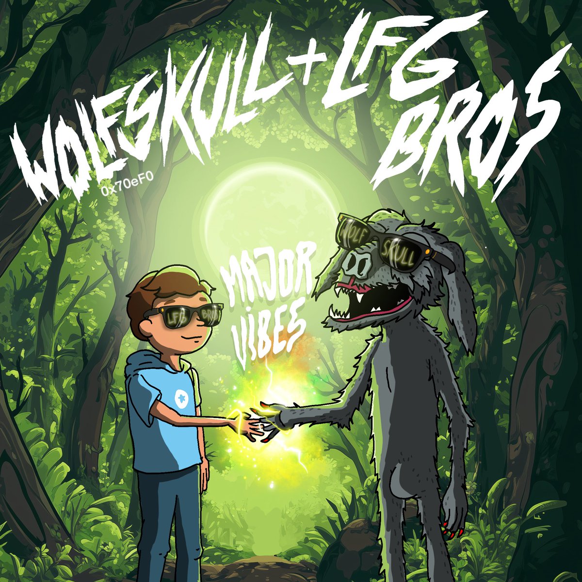 WolfSkullERC20's tweet photo. Here is a look behind the scenes from the artwork design to the partners lined up. Much much much more is coming. $SKULL stays cooking. $SKULL stays building. Community, narrative, art. These are the core fundamentals for Wolf $SKULL. Thank you @NEILFRICKIND for all the amazing artwork. @LFGBrothers