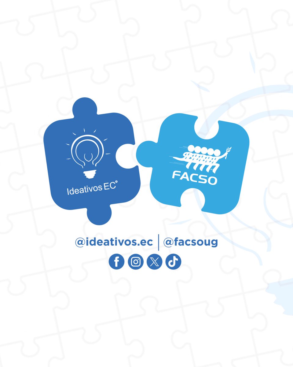#ATENCIÓN 📣
Ideativos EC y <a href="/facsoug/">FACSO UG</a> se unen para promover la cultura, crear espacios que impulsen a jóvenes artistas en Guayaquil. Juntos, brindaremos oportunidades únicas para expresar talento, creatividad generar impacto en la comunidad artística de nuestra ciudad. #Guayaquil